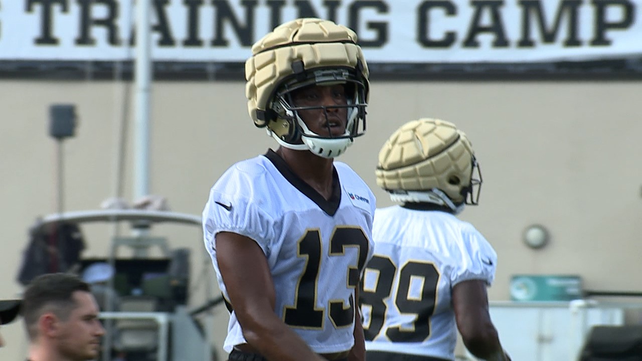 Intensity turns up as Saints have first day in full pads at training camp